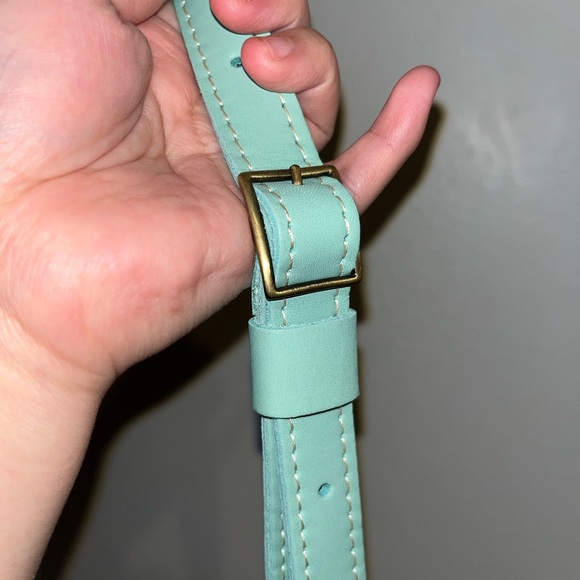 Portland Leather Goods UNICORN Mint Large circle bag - Picture 4 of 4